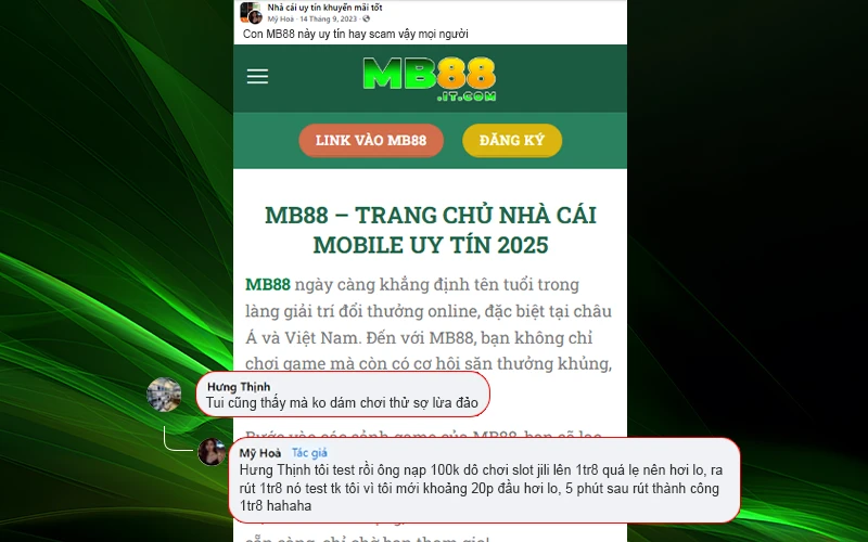 Bài Đánh Giá Về MB88 - Góc Nhìn Khách Quan Từ Dân Cá Cược - Avexo